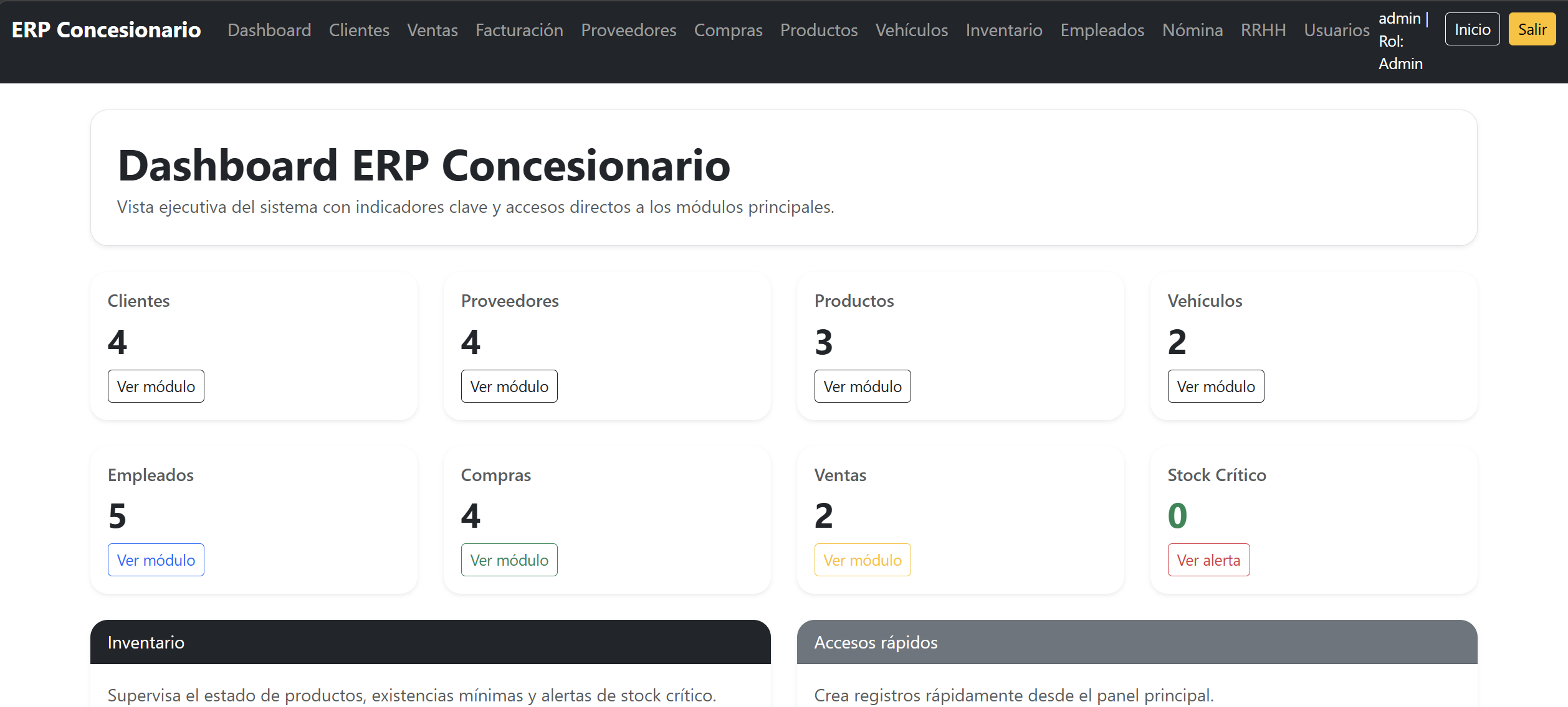 Captura del proyecto Sistema de Gestion de Tareas